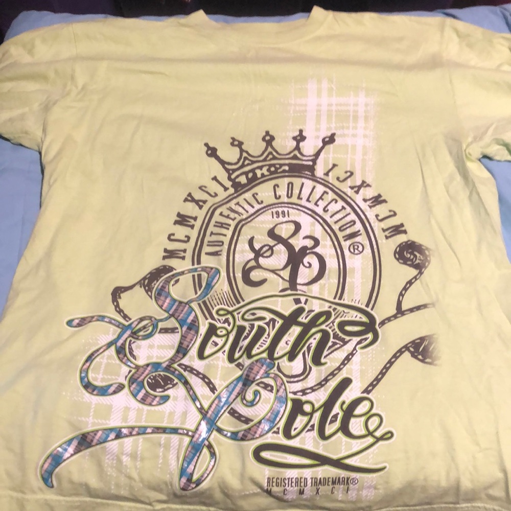 Men’s green south pole shirt size xxl